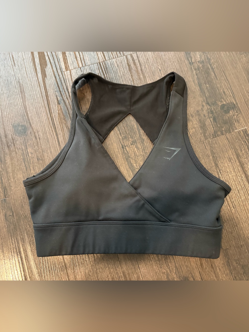Gymshark Women’s Black High-Waist Swim Bottoms with Crossover Detail